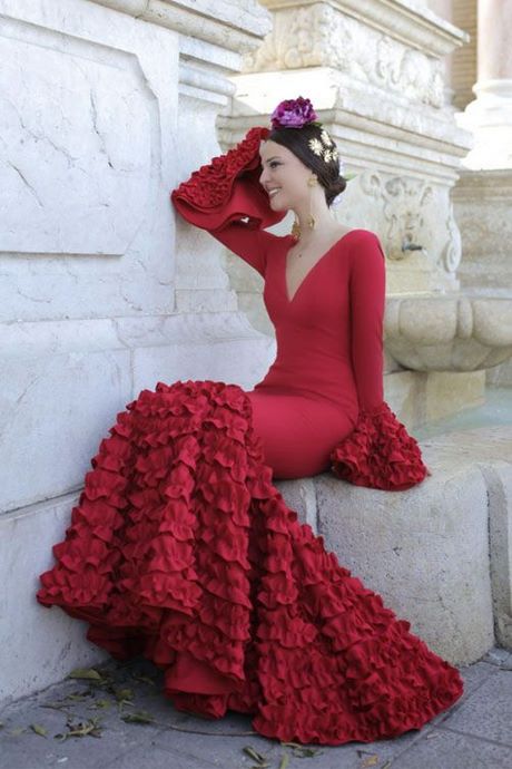 vestidos-estilo-flamenco-56_12 Рокли в стил фламинго