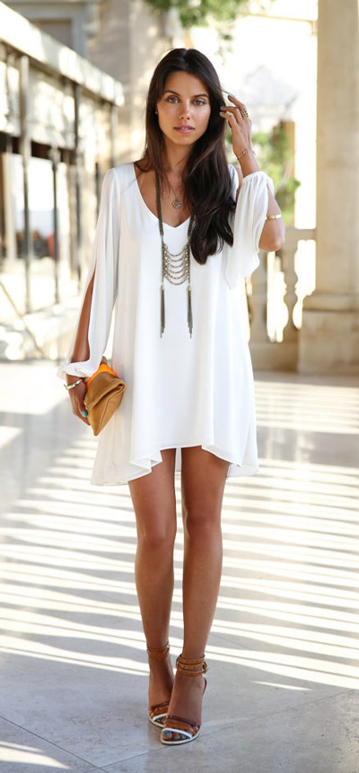combinar-vestido-blanco-con-zapatos-42_10 Комбинирайте бяла рокля с обувки