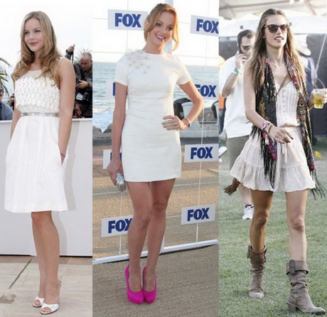 combinar-vestido-blanco-con-zapatos-42_3 Комбинирайте бяла рокля с обувки