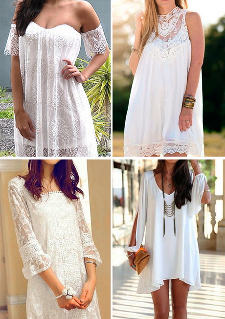estilos-de-vestidos-blancos-52_18 Стилове на бели рокли