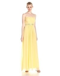 vestido-amarillo-encaje-76_20 Жълта дантелена рокля