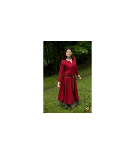 vestido-basico-rojo-97_10 Червена основна рокля