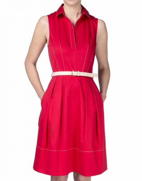 vestido-camisero-rojo-94_18 Червена рокля-риза