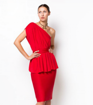 vestido-corto-rojo-boda-65 Червена къса сватбена рокля
