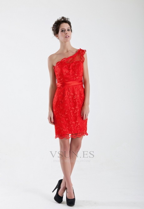 vestido-encaje-rojo-corto-37_12 Къса червена дантелена рокля