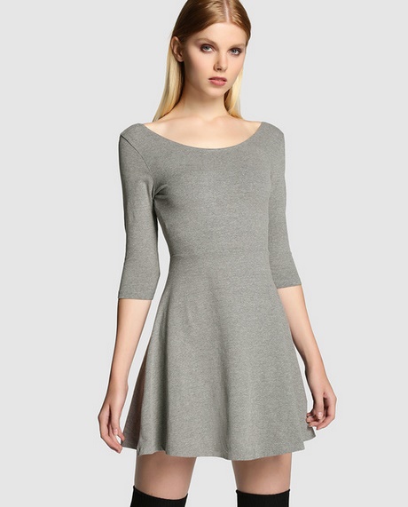 vestido-gris-corto-48_5 Къса сива рокля