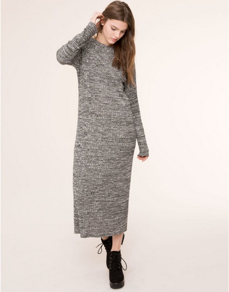 vestido-gris-punto-33_5 Сива рокля на точки