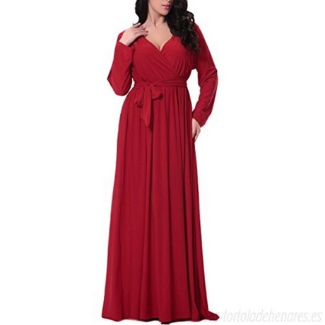 vestido-largo-rojo-manga-larga-37_11 Червена дълга рокля с дълъг ръкав
