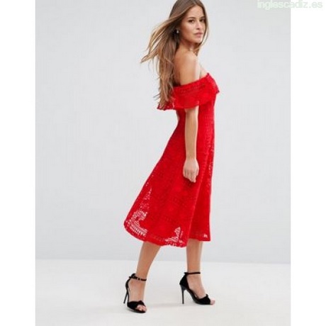 vestido-midi-rojo-02_18 Червена рокля Midi