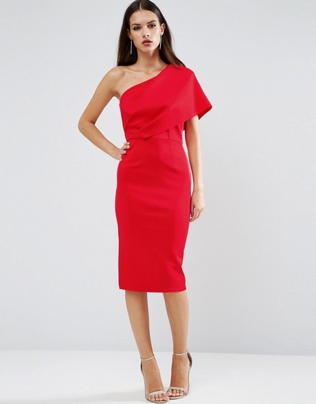 vestido-midi-rojo-02_3 Червена рокля Midi
