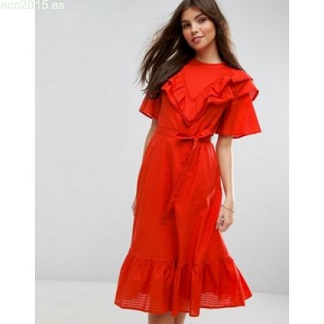 vestido-midi-rojo-02_9 Червена рокля Midi