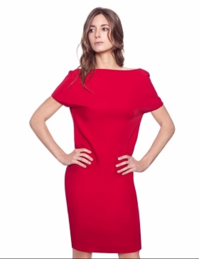 vestido-rojo-basico-70_19 Основна червена рокля