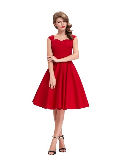 vestido-rojo-con-vuelo-49_2 Червена рокля с полет