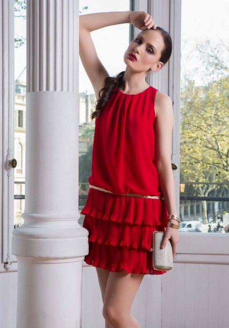 vestido-rojo-corto-casual-01_14 Ежедневна къса червена рокля