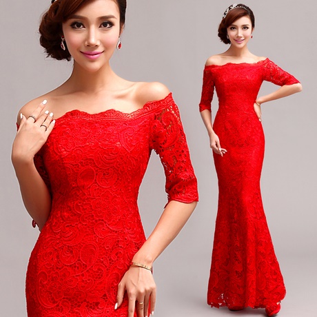 vestido-rojo-de-encaje-para-boda-37_17 Червена дантелена рокля за сватба