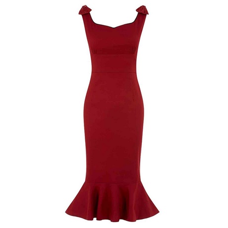 vestido-rojo-de-tubo-80_11 Червена рокля тръба