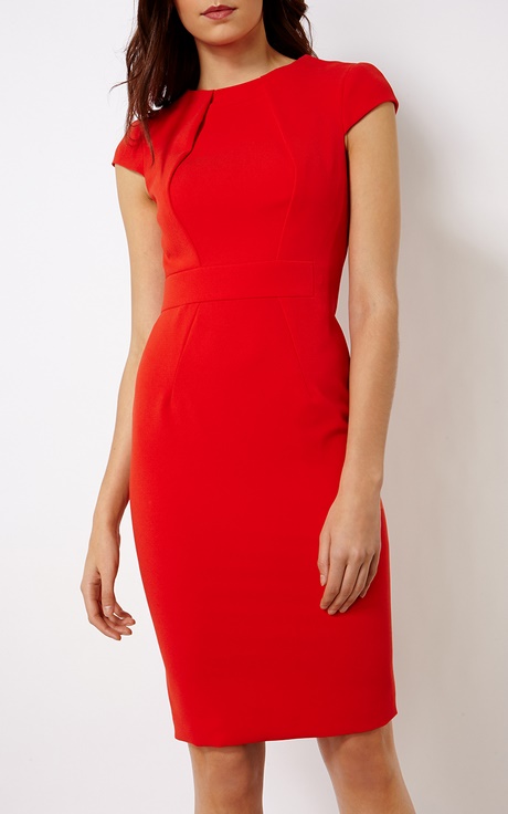 vestido-rojo-de-tubo-80_16 Червена рокля тръба