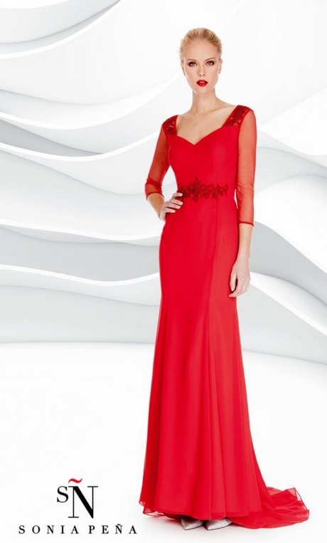 vestido-rojo-largo-de-encaje-09_16 Дълга червена дантелена рокля