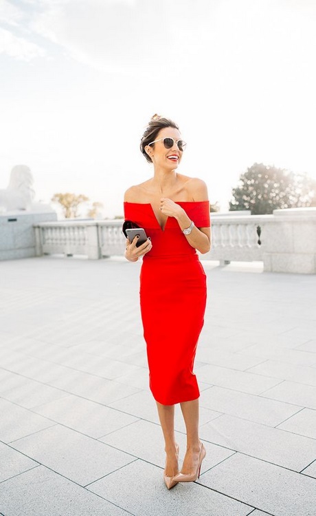 vestido-rojo-media-pierna-11_14 Червена рокля със средна дължина