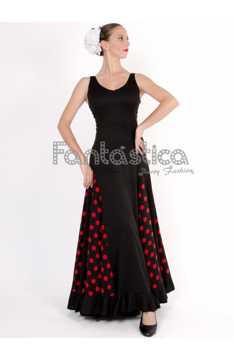 vestido-rojo-negro-40_15 Черна червена рокля