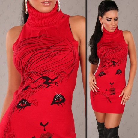 vestido-rojo-punto-52_13 Червена рокля на точки