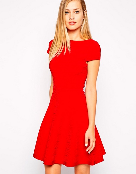 vestido-rojo-punto-52_14 Червена рокля на точки