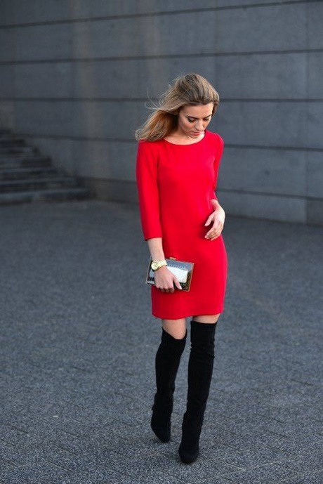 vestido-rojo-punto-52_7 Червена рокля на точки