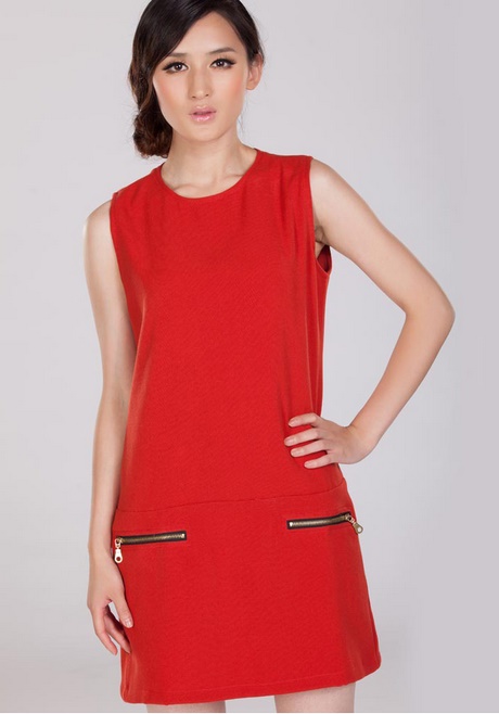 vestido-rojo-suelto-19_18 Безплатна червена рокля