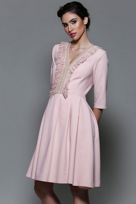vestido-rosa-palo-manga-larga-03_15 Розова рокля с дълъг ръкав