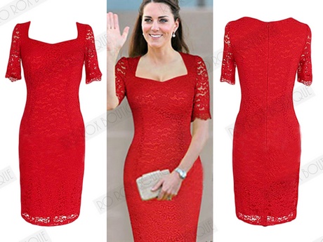 vestido-tubo-rojo-86_13 Червена рокля-молив