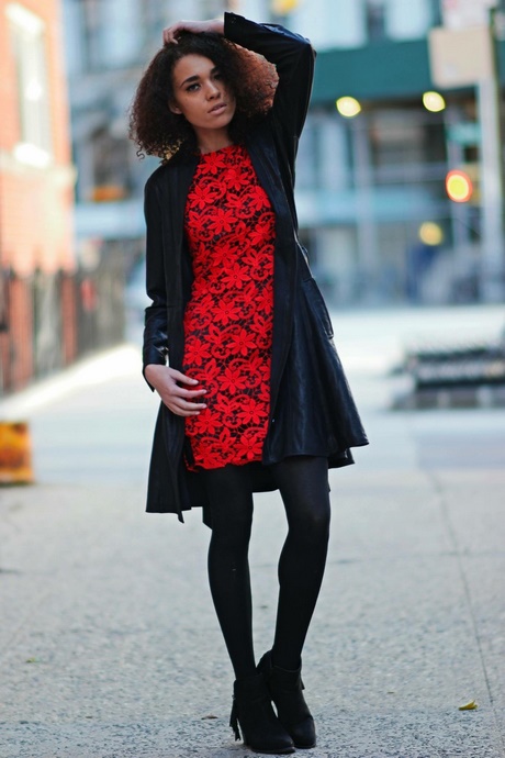 vestido-tubo-rojo-86_15 Червена рокля-молив