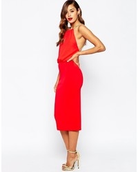 vestido-tubo-rojo-86_3 Червена рокля-молив