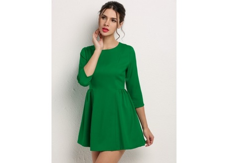 vestido-verde-manga-larga-21_14 Зелена рокля с дълъг ръкав