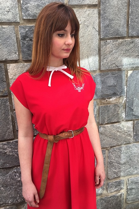 vestido-vintage-rojo-57_6 Червена реколта рокля