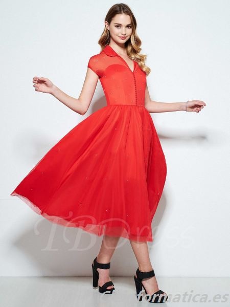 vestido-vintage-rojo-57_8 Червена реколта рокля