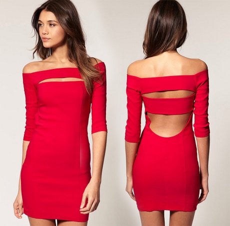 vestidos-ajustados-rojos-75_18 Червени прилепнали рокли