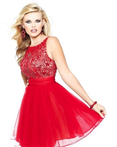 vestidos-cortos-en-rojo-36_20 Къси рокли в червено