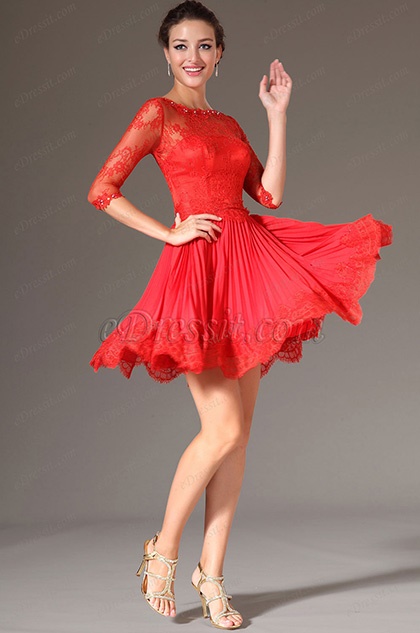 vestidos-cortos-rojos-de-encaje-22_16 Червени дантелени къси рокли