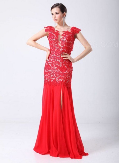 vestidos-de-encaje-largos-rojos-56_17 Червени дълги дантелени рокли
