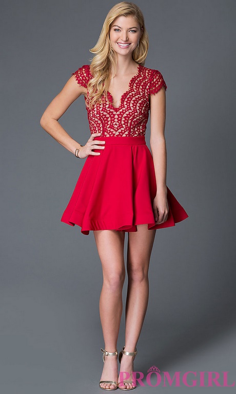 vestidos-de-fiesta-rojos-cortos-96 Къси червени рокли за бала