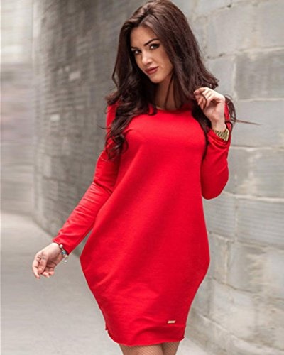 vestidos-rojos-de-manga-larga-11_7 Червени рокли с дълъг ръкав