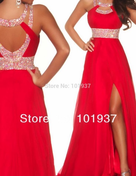 vestidos-rojos-escotados-50_6 Червени рокли с ниско деколте