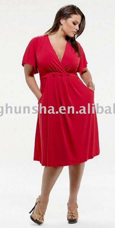 vestidos-rojos-escotados-50_7 Червени рокли с ниско деколте