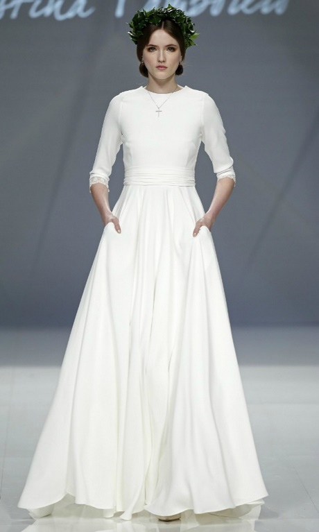 vestidos-sencillos-para-matrimonio-20_18 Прости рокли за брак