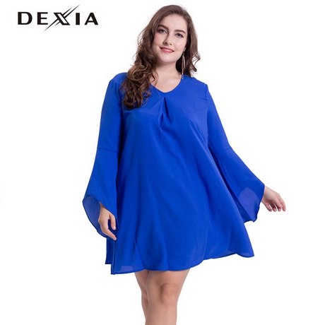 mujer-vestido-azul-85_11 Женска синя рокля