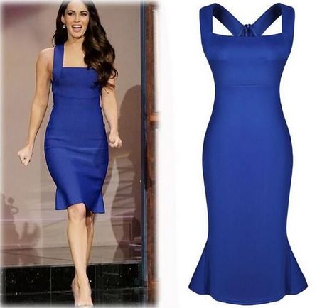 mujer-vestido-azul-85_13 Женска синя рокля