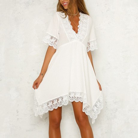 vestido-blanco-media-manga-90_6 Бяла рокля с къс ръкав