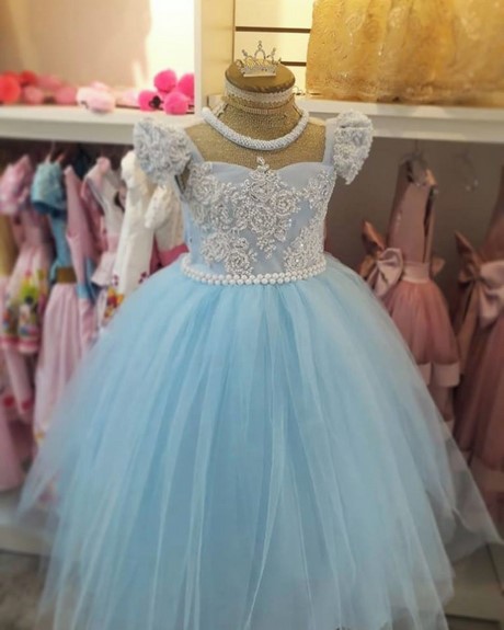 Синя принцеса рокля