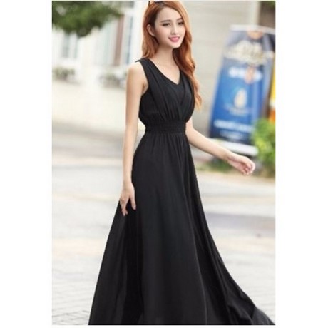 vestido-gasa-negro-76_15 Черна шифонна рокля