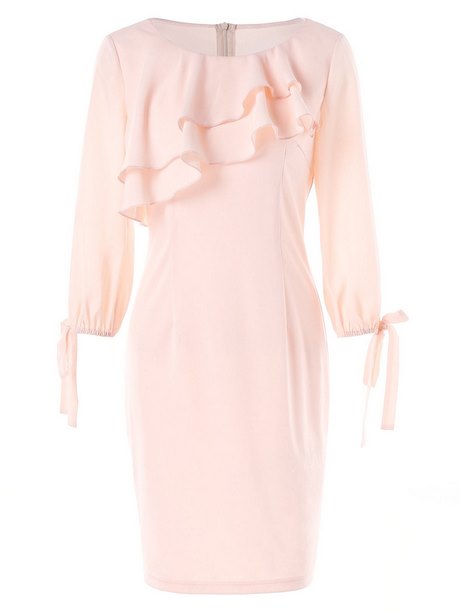 vestido-rosa-manga-larga-52_10 Розова рокля с дълъг ръкав